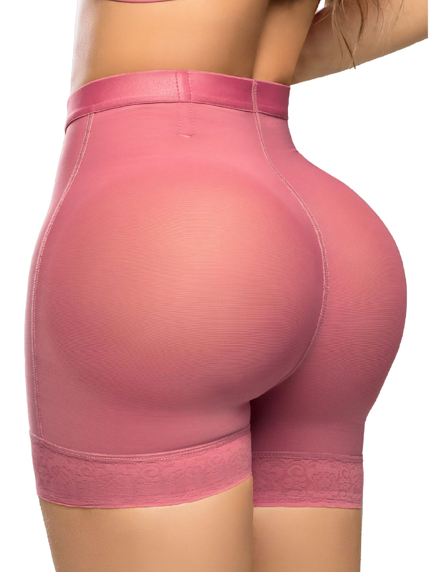 SD-2031 Invisible Shapewear Shorts Pink with Butt Lifting