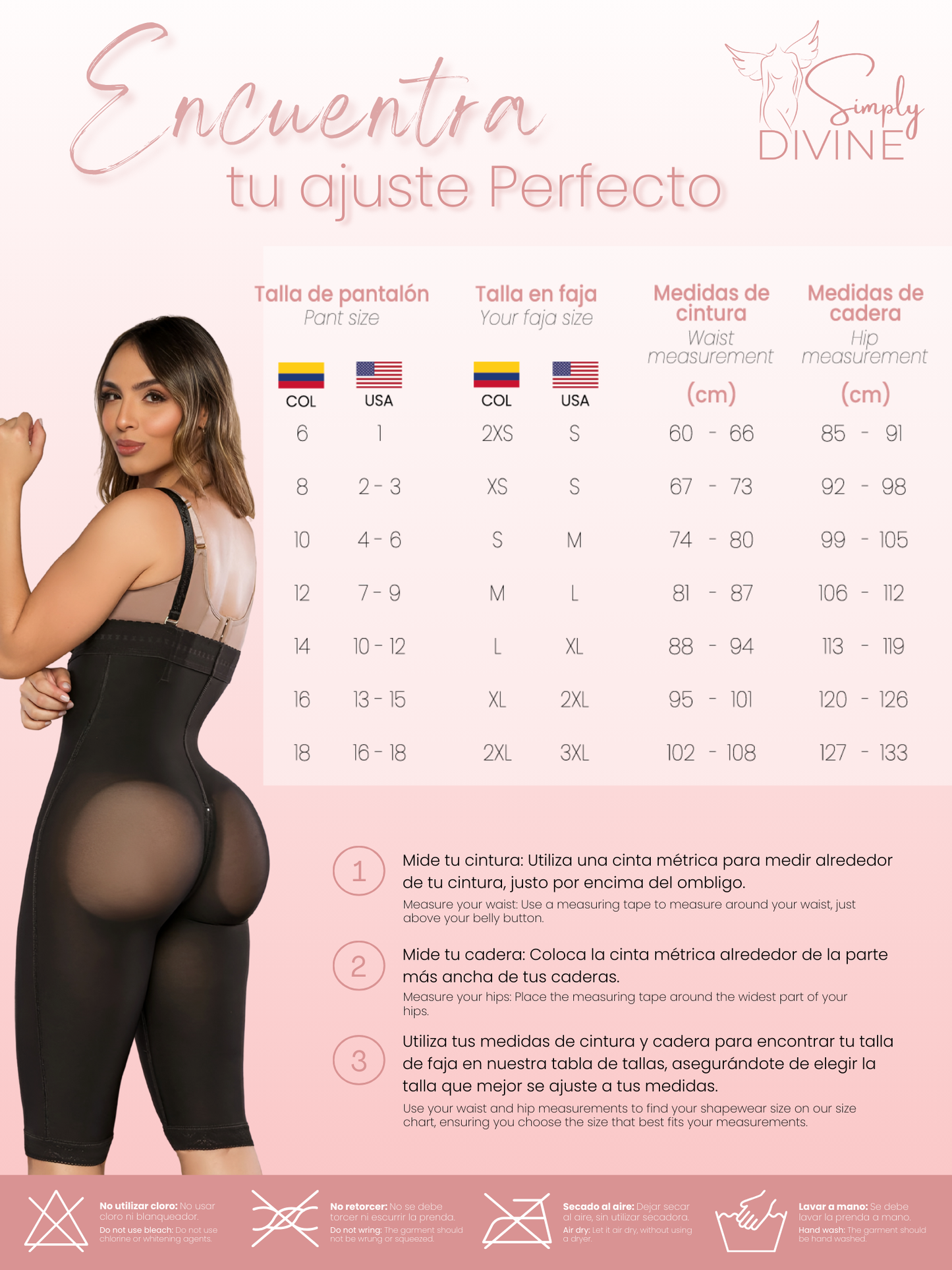 SD-2020 Long Invisible Strapless Girdle with Front Clasp