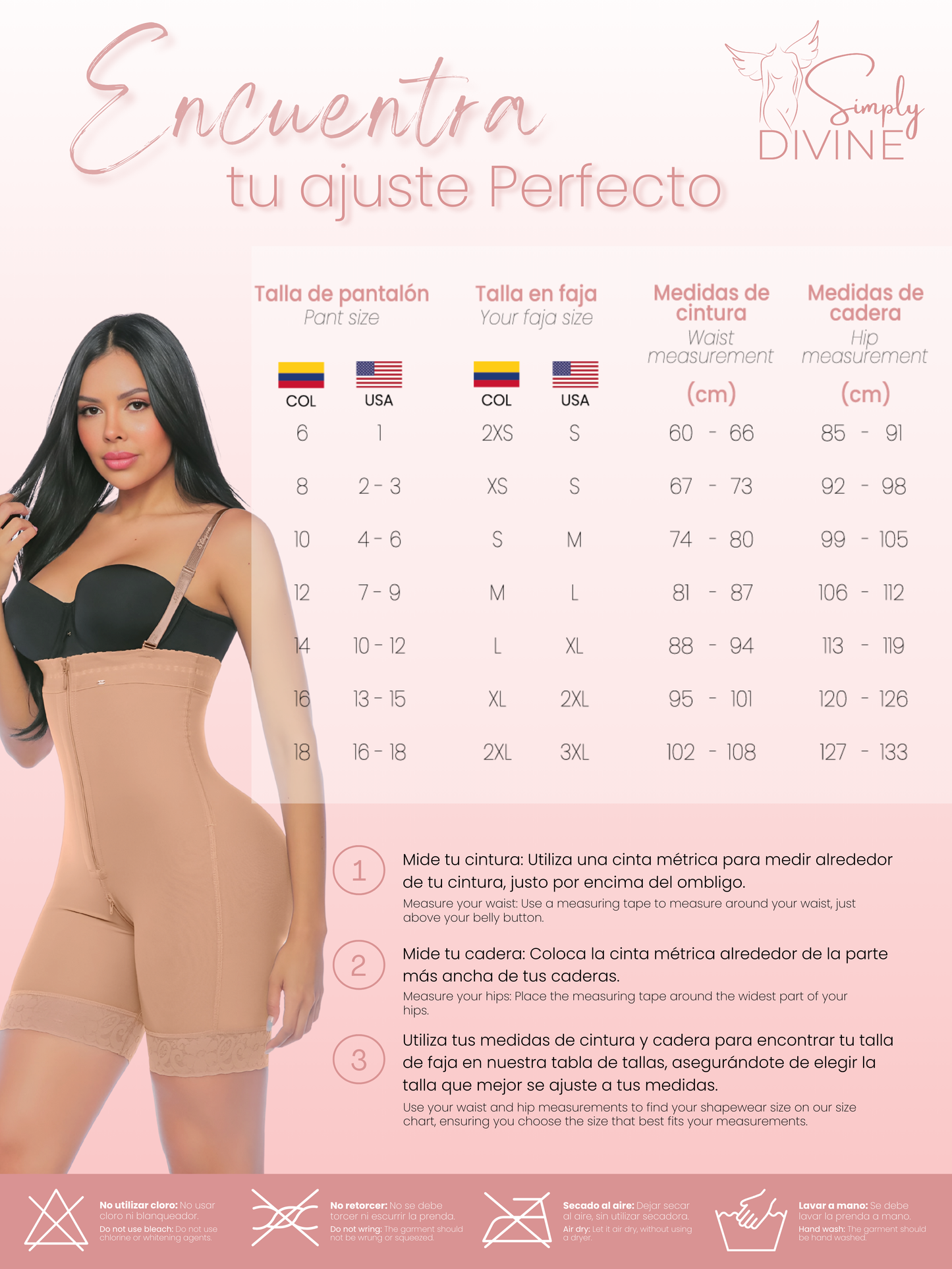 SD-2034 Mid-Thigh Invisible Strapless Hourglass Girdle with Zipper