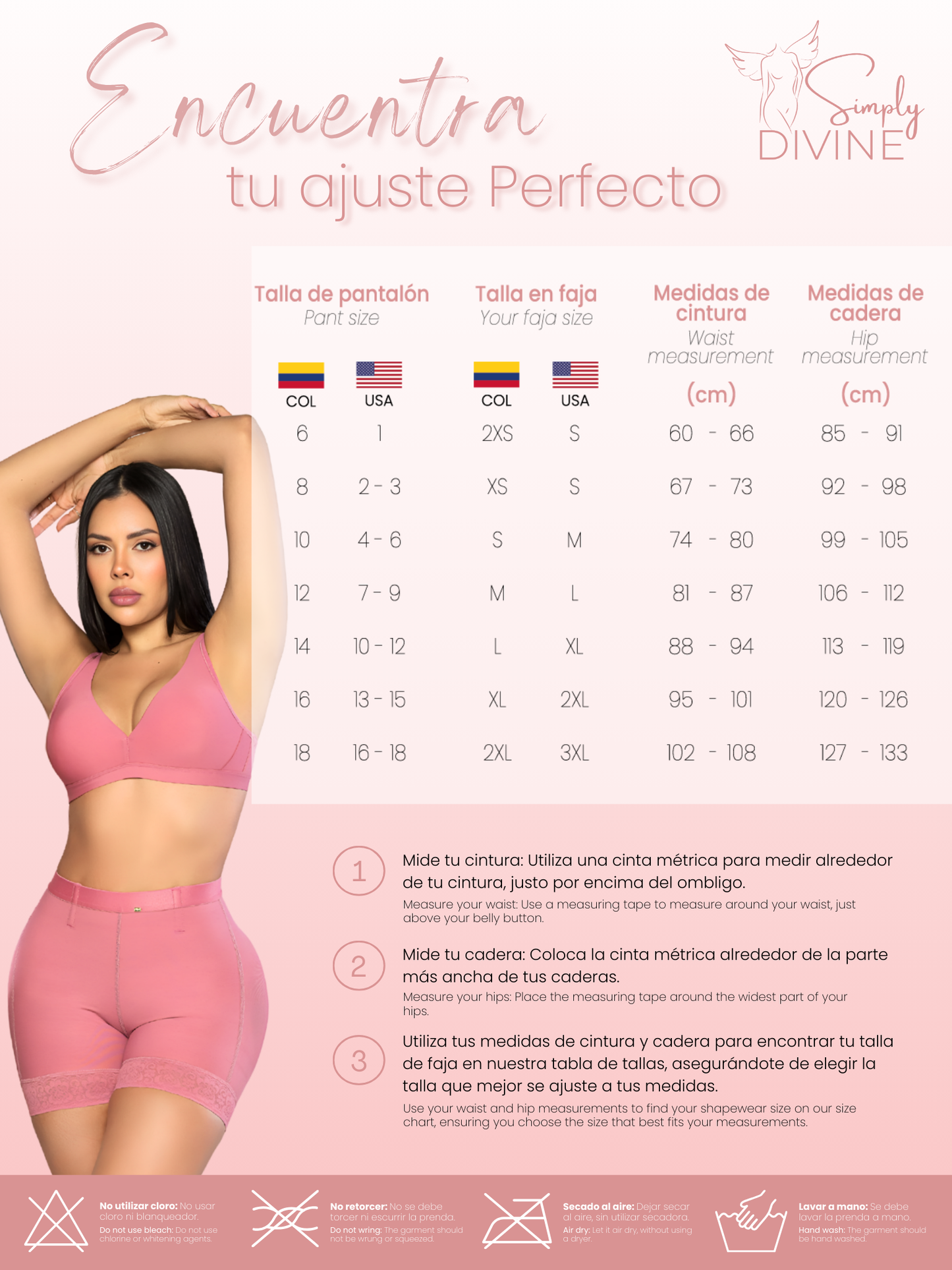 SD-2031 Invisible Shapewear Shorts Pink with Butt Lifting