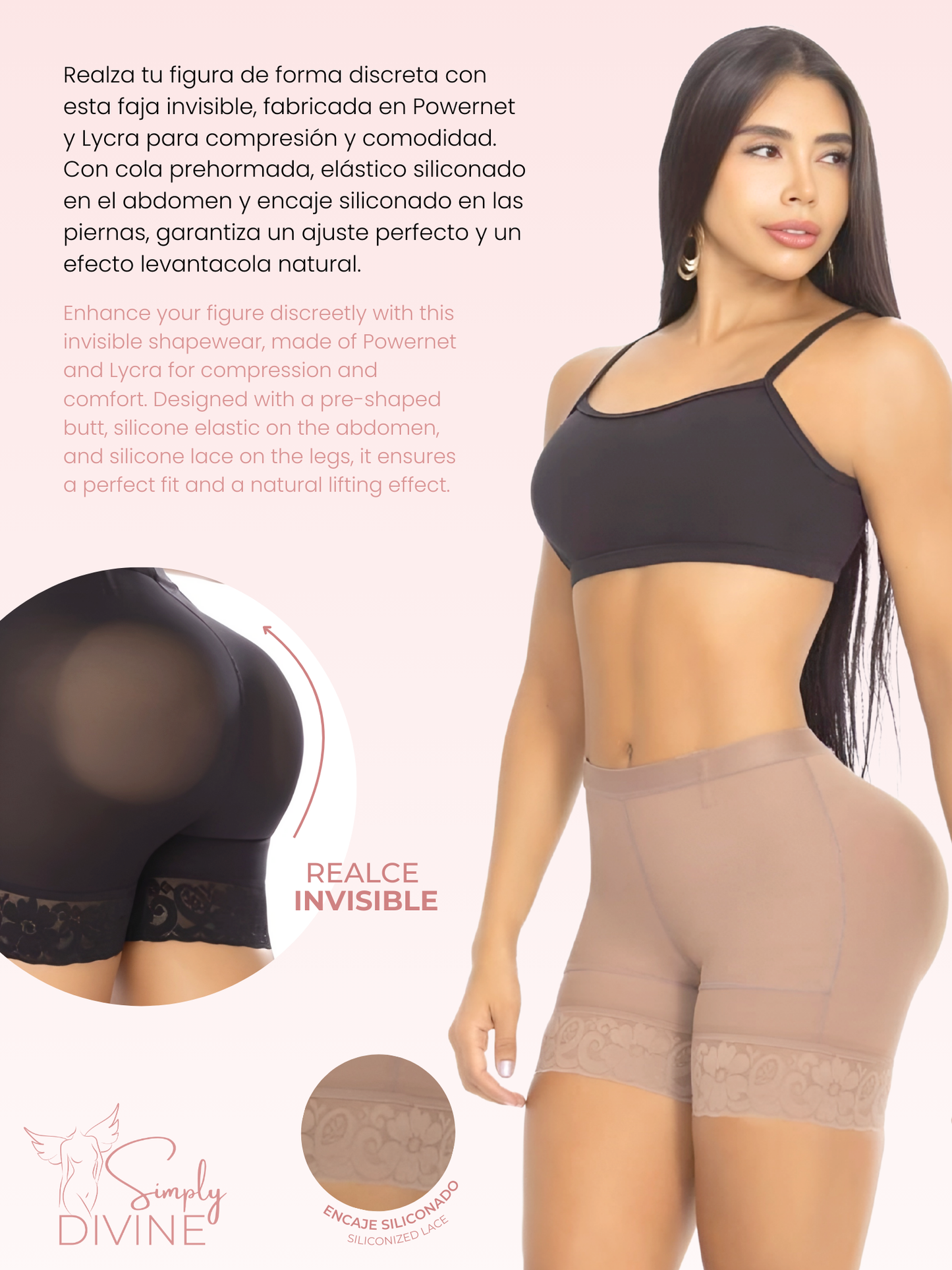 SD-2009 Invisible Shapewear Shorts with Butt Lifting