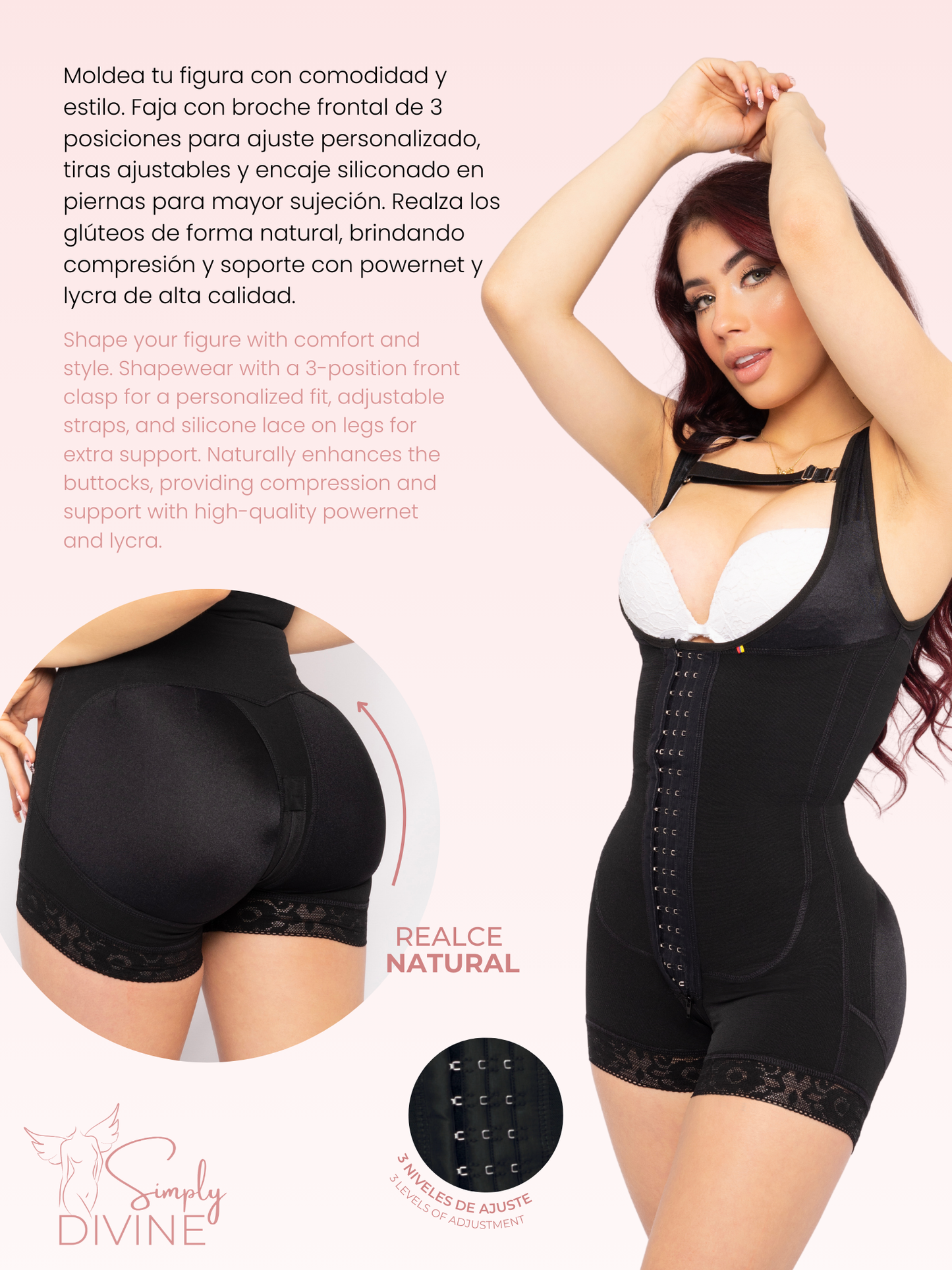 SD-2014 Short Girdle with Butt Lifter and Front Clasp