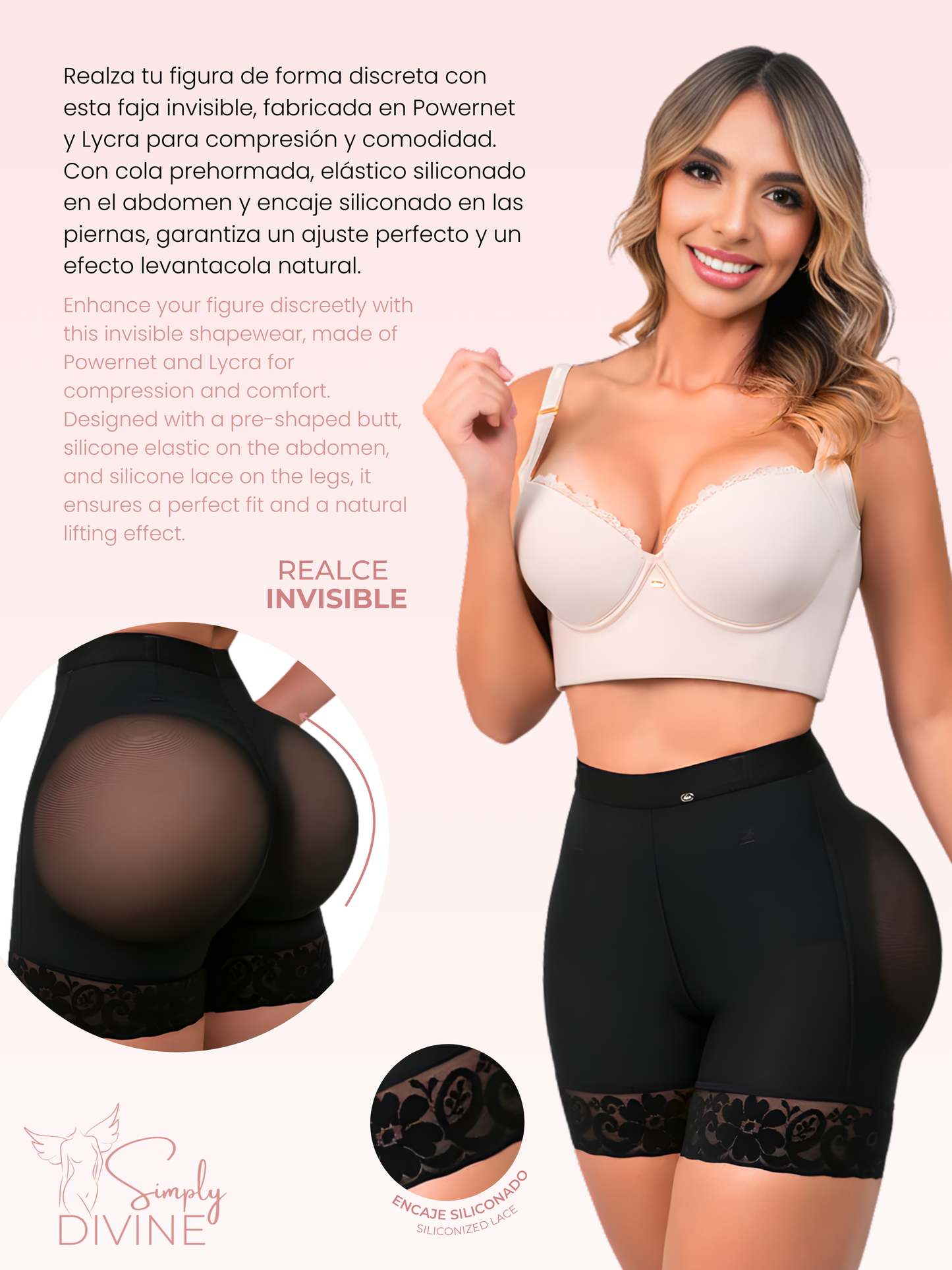 SD-2001 Shorts levanta cola Soporte abdominal
