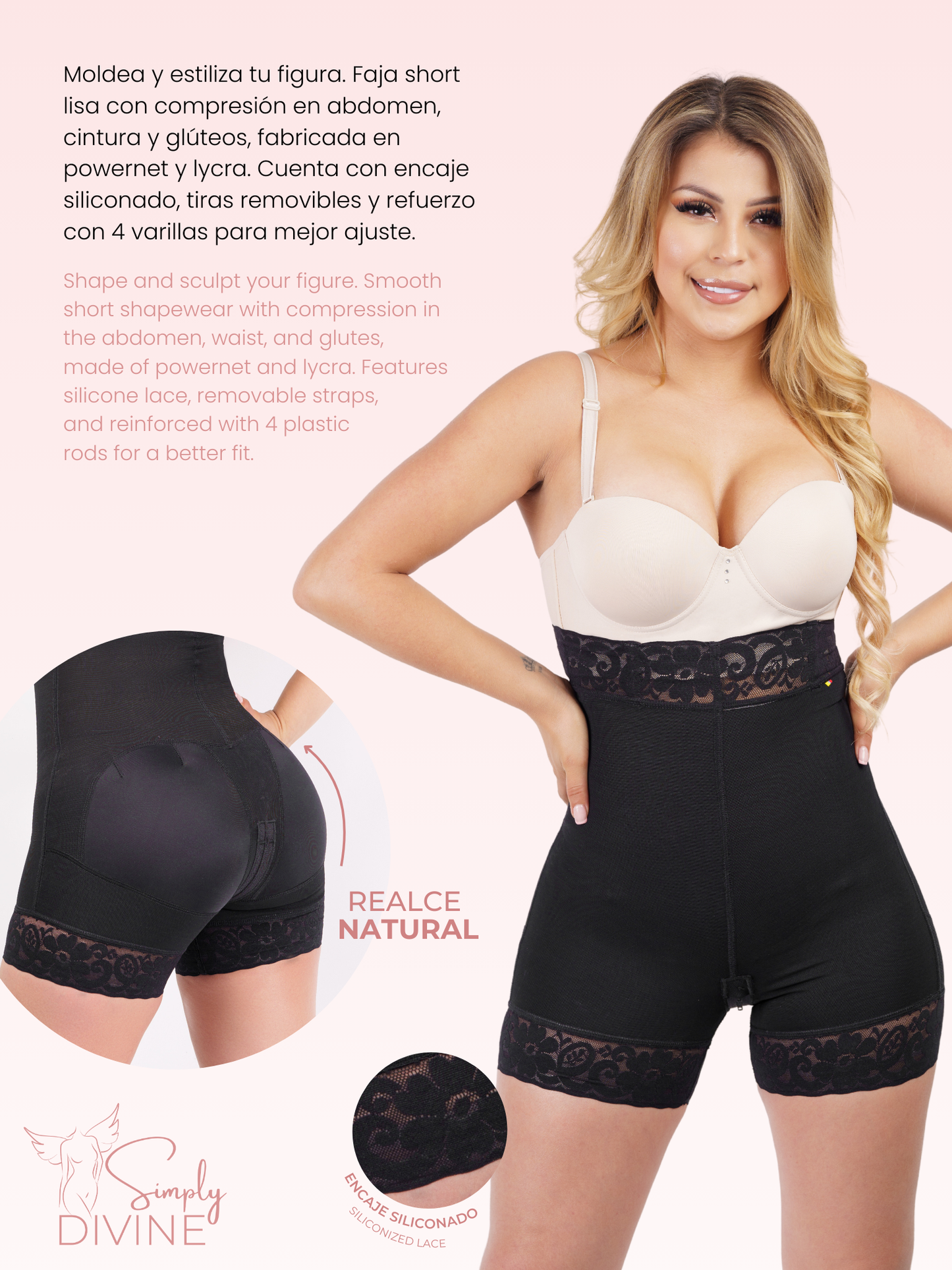 SD-2006 Strapless Seamless Girdle for Abdomen Control and Shaping