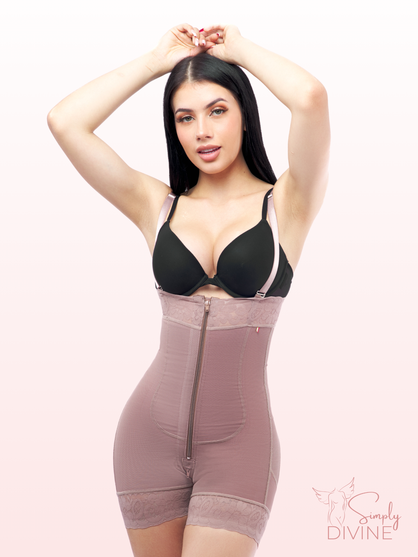 SD-2013 Strapless Girdle with Front Zipper and Butt Lifter