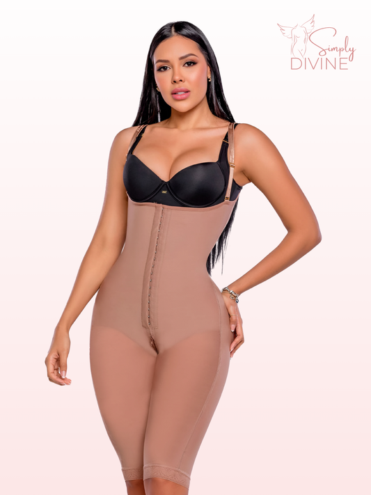 SD-2021 Long Invisible Girdle with Front Clasp