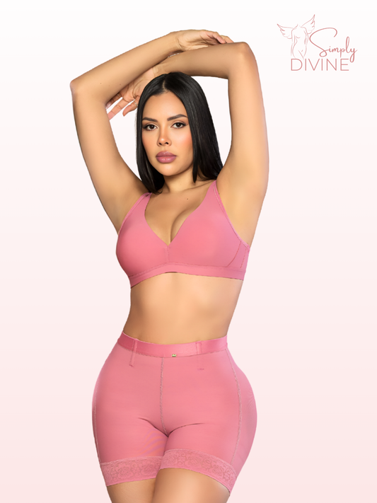 SD-2031 Invisible Shapewear Shorts Pink with Butt Lifting