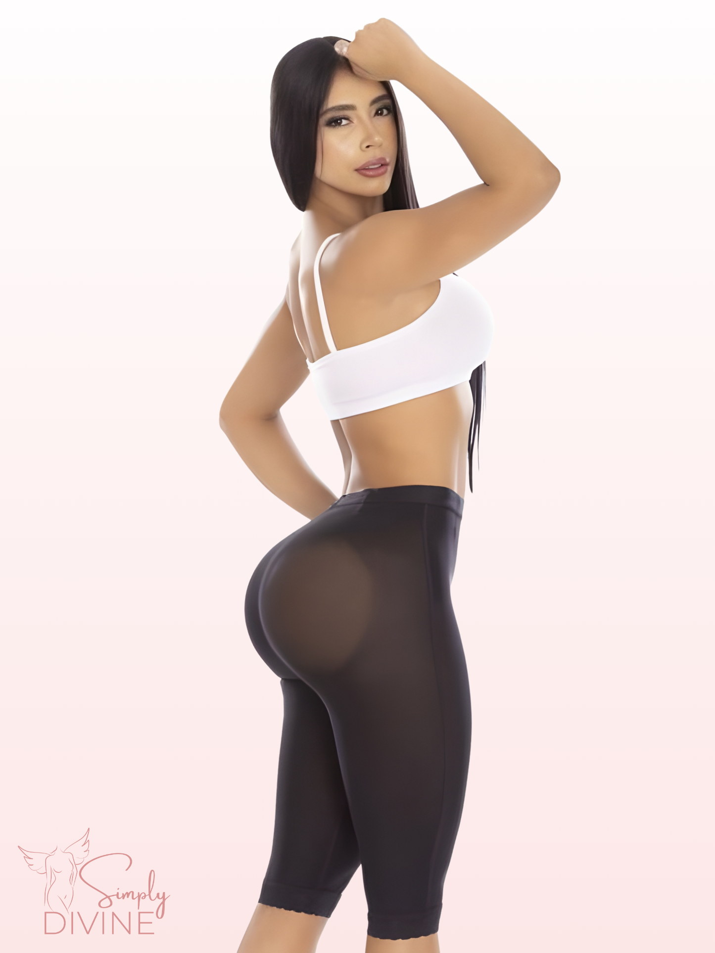 SD-2010 Invisible Shapewear Capri with Butt Lifting