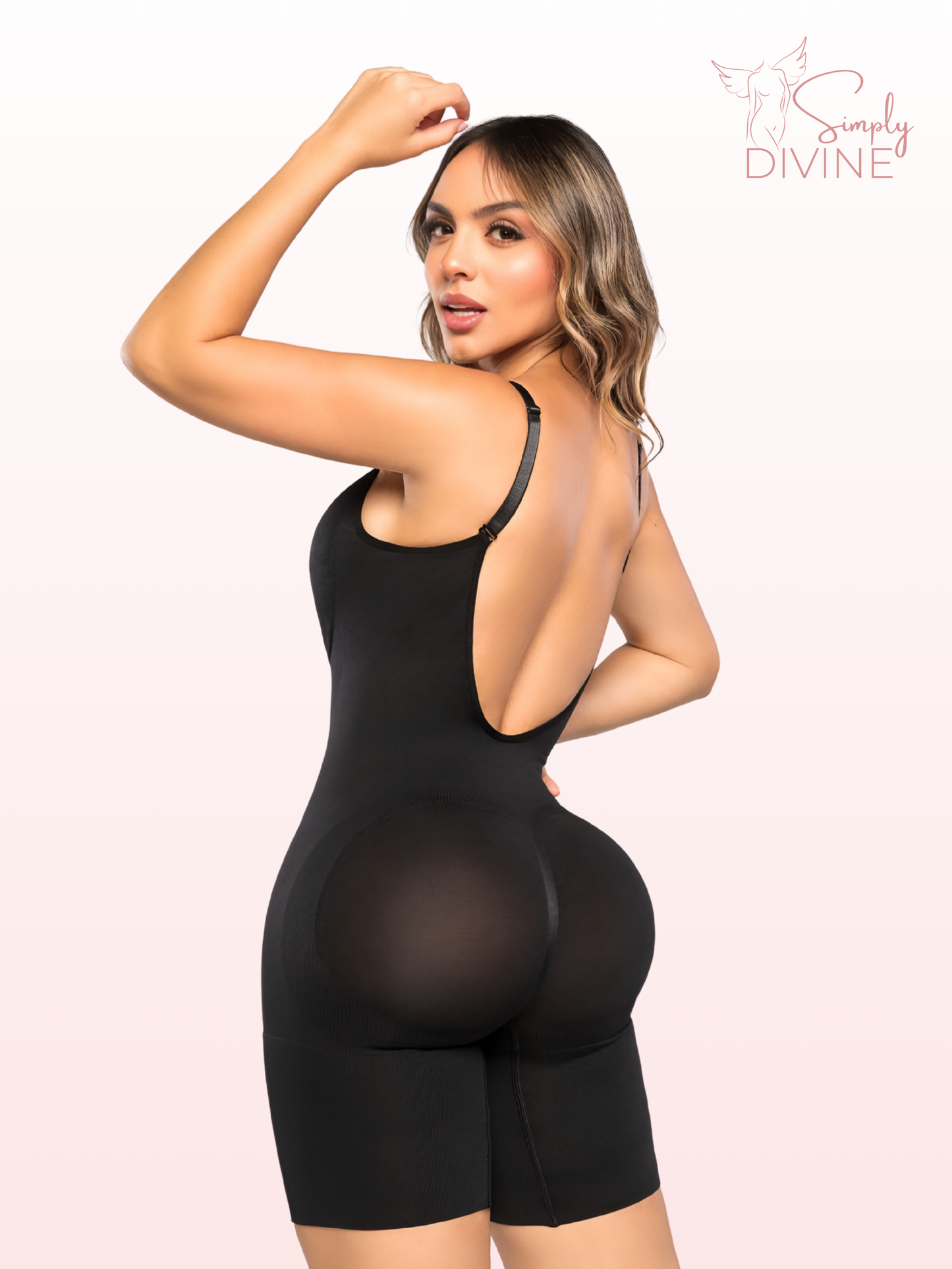 SD-2033 Fajas Invisibles Colombianas Faja Seamfree Push Up Glutes with Backless Design