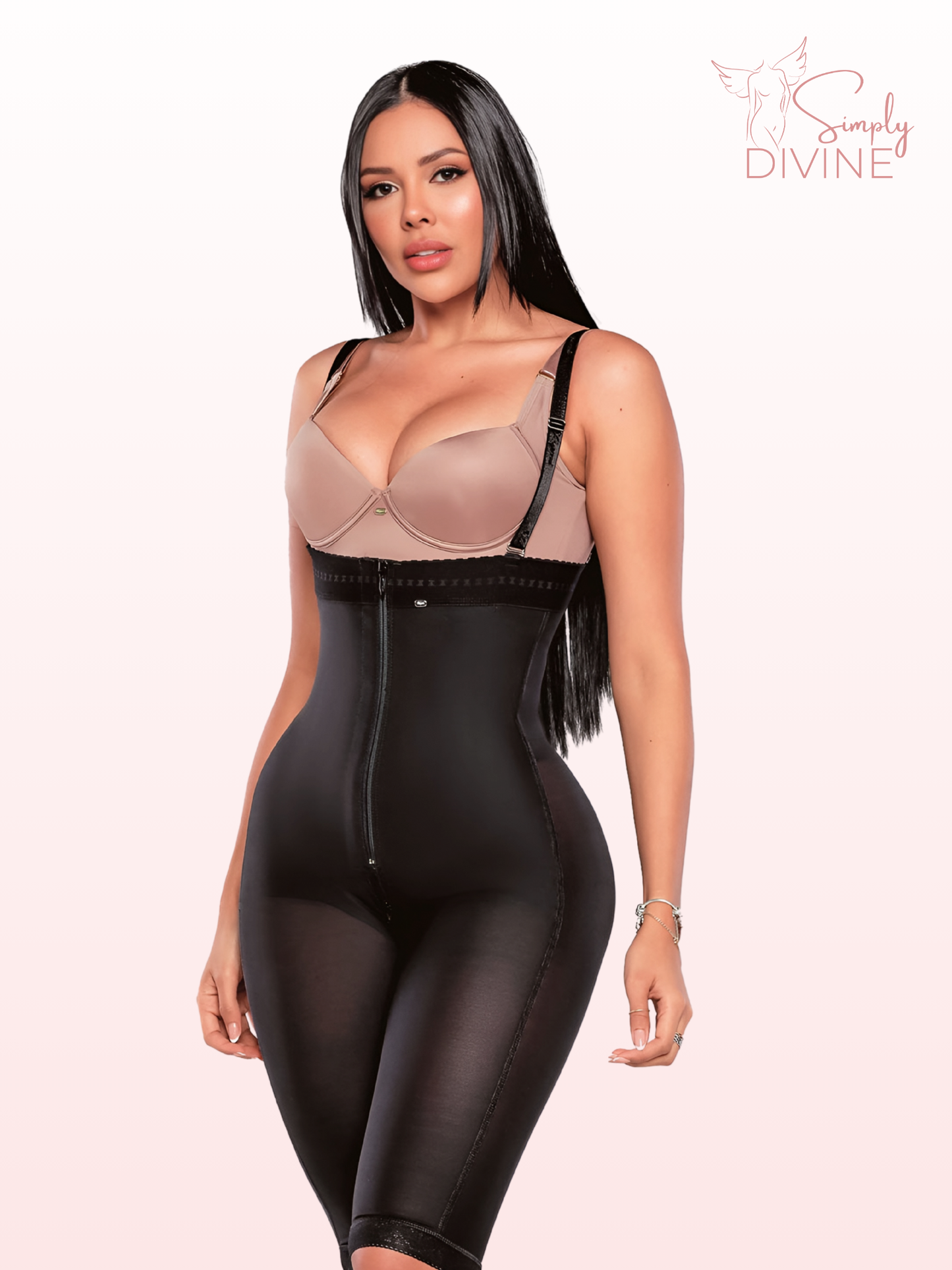 SD-2019 Long Invisible Strapless Girdle with Zipper