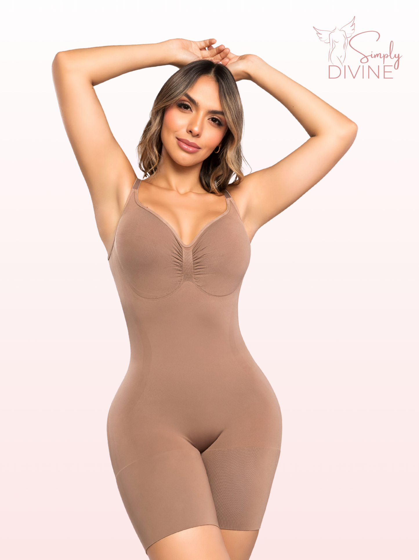 SD-2033 Fajas Invisibles Colombianas Faja Seamfree Push Up Glutes with Backless Design